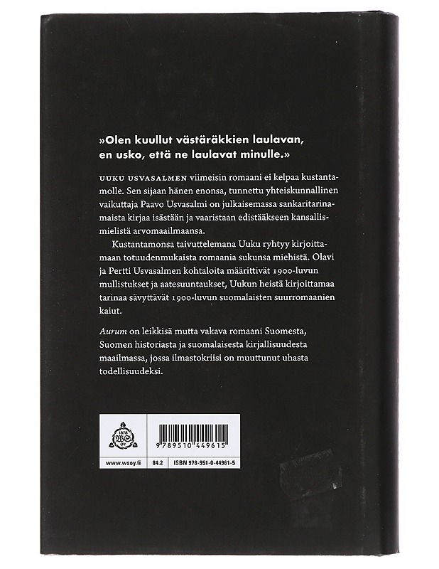 Aurum - Tommi Melender - Romaanit ja novellit - 10105431357 - 1