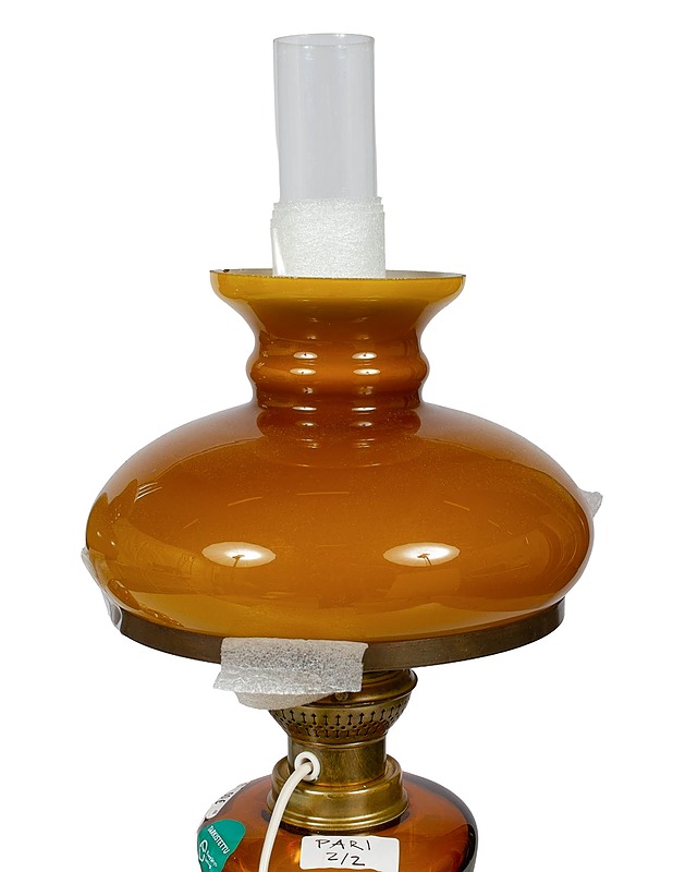 Öljylampputyylinen pöytälamppupari - Valaisimet - 10105431371 - 1