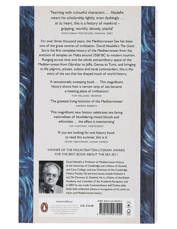 The Great Sea : A Human History of The Mediterranean - David Abulafia - Romaanit ja novellit - 10105431407 - 1