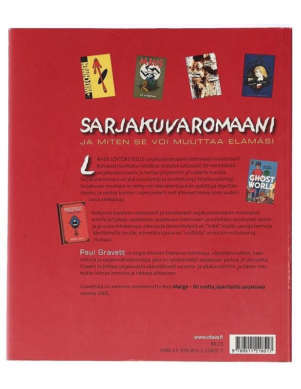 Sarjakuvaromaani : ja kuinka se voi muuttaa elämäsi - Gravett, Paul - Sarjakuvat - 10105431419 - 1