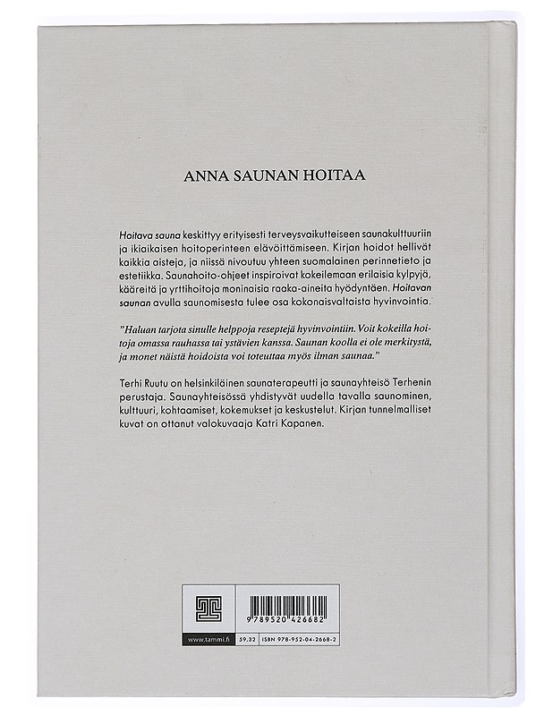 Hoitava sauna : reseptejä hyvinvointiin - Ruutu, Terhi - Tietokirjat ja oppaat - 10105431482 - 1