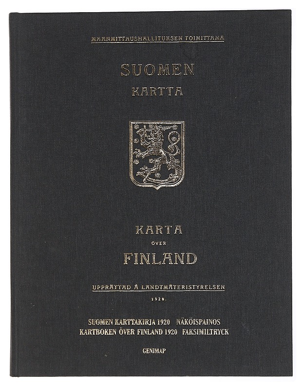 Suomen karttakirja 1920 / Kartboken över Finland 1920 - Harju, Erkki-Sakari - Tietokirjat ja oppaat - 10105431488 - 0