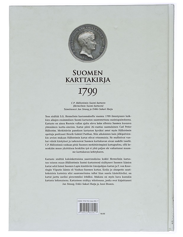 Suomen karttakirja 1799 : C. P. Hällströmin Suomi-kartasto - Strang, Jan - Tietokirjat ja oppaat - 10105431497 - 1