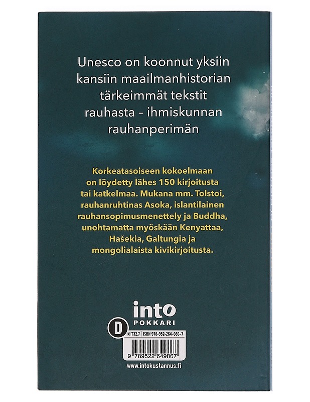 Historian merkittävimmät kirjoitukset sodasta ja rauhasta - Nurmi, Leevi - Tietokirjat ja oppaat - 10105431525 - 1