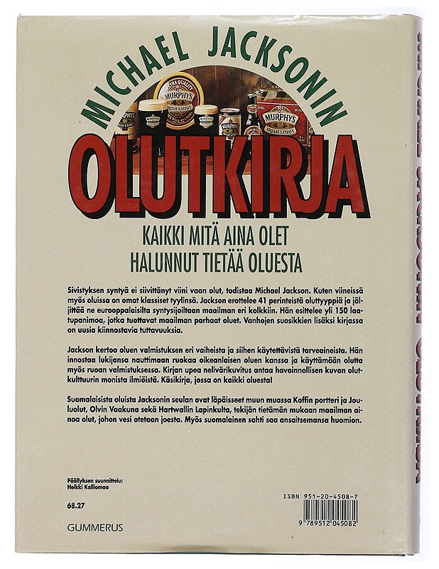 Michael Jacksonin olutkirja - Jackson, Michael - Historiakirjat - 10105431526 - 1
