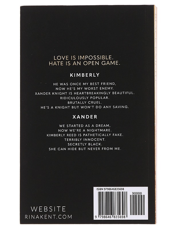 Black Knight - Rina Kent K-18 - Romaanit ja novellit - 10105431528 - 1