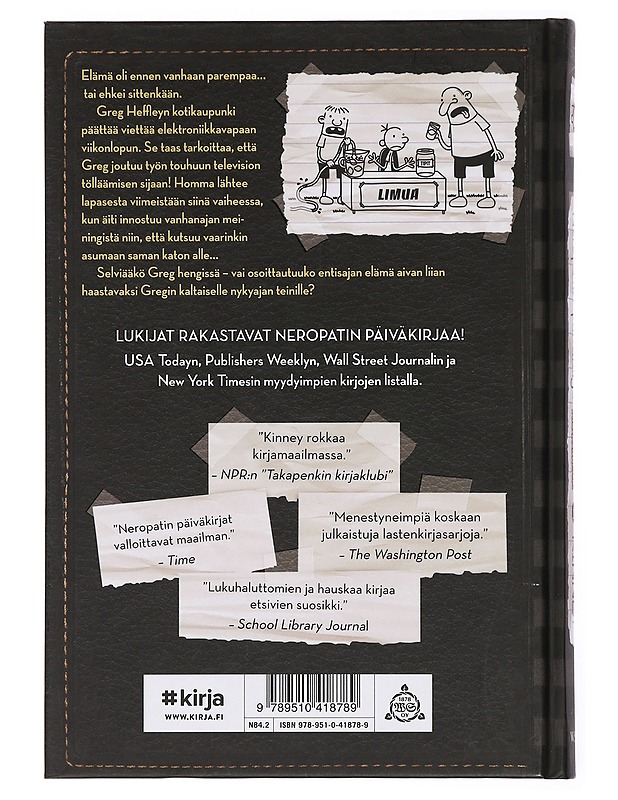 Neropatin päiväkirja. 10, Paluu kivikaudelle - Kinney, Jeff - Lastenkirjat - 10105431544 - 1