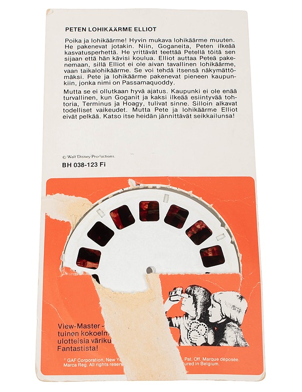 VIEW MASTER Peten lohikäärme Elliot kiekot - Lasten pelit ja lelut - 10105431548 - 1