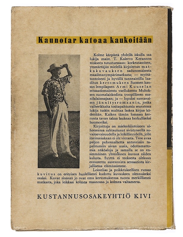 Kaunotar katoaa kaukoitään - T. Kalervo Keranto - Elämäkerrat ja muistelmat - 10105431551 - 1