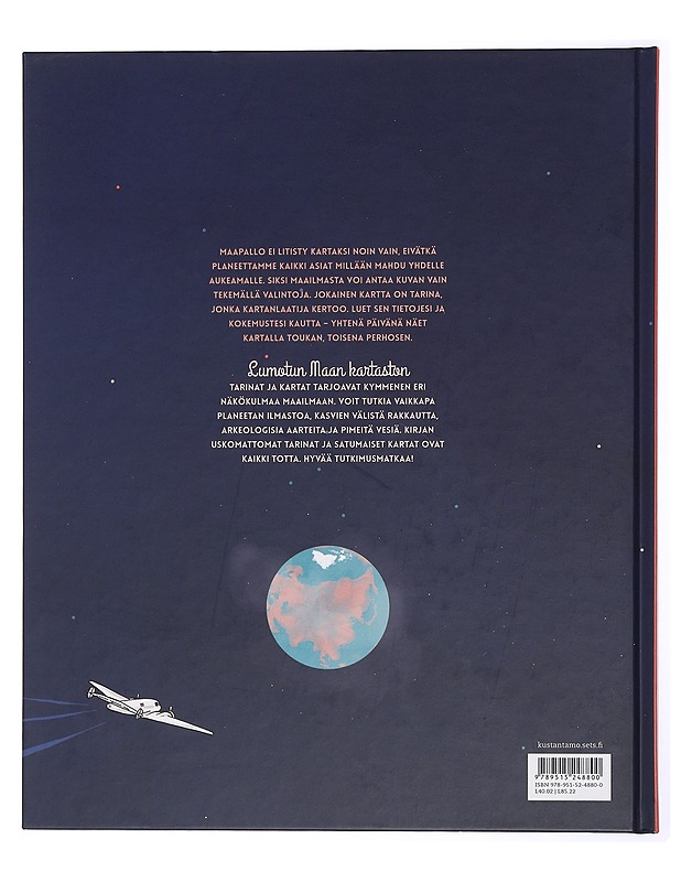 Lumotun maan kartasto : tarinoita muuttuvalta planeetalta - Ertimo, Laura - Lastenkirjat - 10105431559 - 1