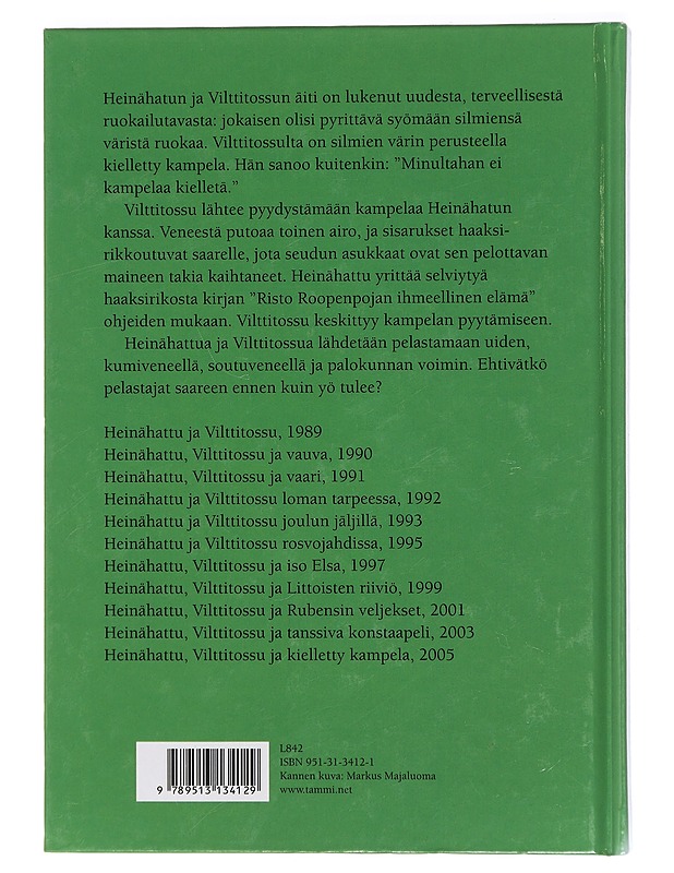 Heinähattu, Vilttitossu ja kielletty kampela - Nopola, Sinikka - Lastenkirjat - 10105431596 - 1