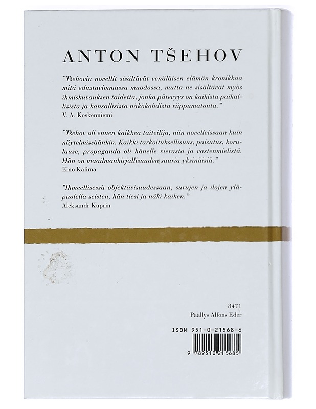 Valitut novellit : I-II - Tsehov, Anton - Romaanit ja novellit - 10105431600 - 1