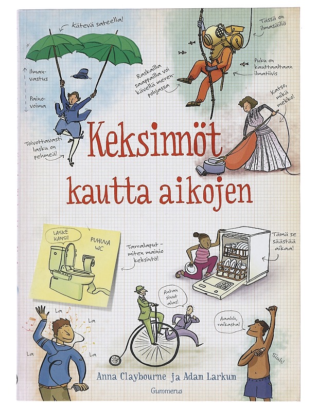 Keksinnöt kautta aikojen - Claybourne, Anna - Lastenkirjat - 10105431605 - 0