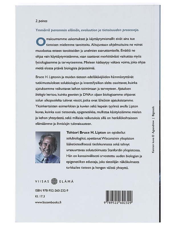 Ajatuksen biologia : tietoisuuden, aineen ja ihmeiden avaimet - Lipton, Bruce H. - Tietokirjat ja oppaat - 10105431623 - 1