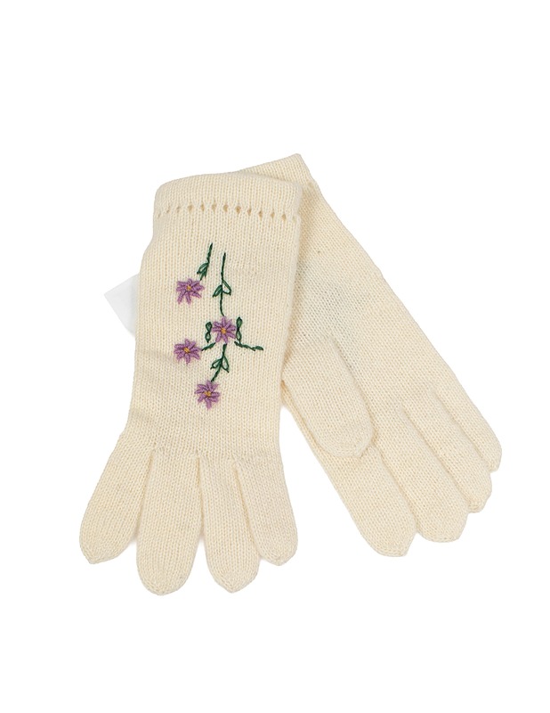 Kuvioidut villasormikkaat - Käsineet - 10105431660 - 0