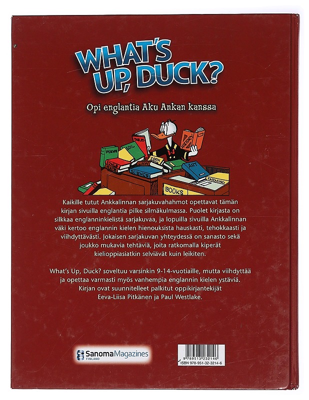 What's up, duck? Opi englantia Aku Ankan kanssa - Lastenkirjat - 10105431702 - 1