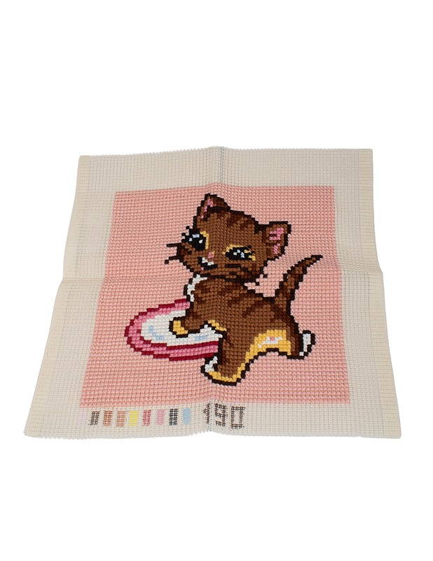 Kirjontatyö kissa - Käsityö - 10105431736 - 0