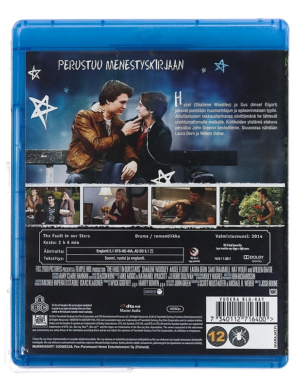 Tähtiin Kirjoitettu Virhe-Blu-Ray - Blu-ray-levyt - 10105431756 - 1