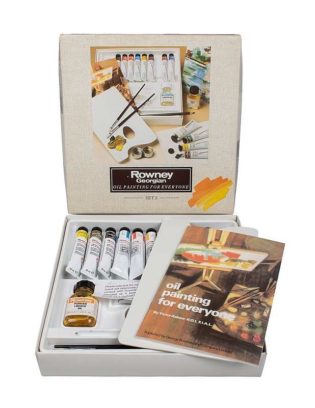 ROWNEY Georgian öljyvärisetti, 18 osaa - Askartelu - 10105431815 - 0