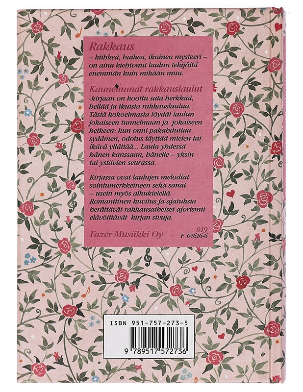 Kauneimmat rakkauslaulut : sata laulua rakkaudesta - Leskelä, Ari - Musiikki- ja elokuvakirjat - 10105431859 - 1