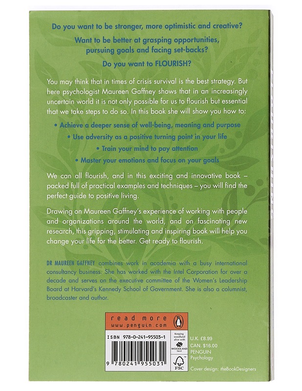 Flourishing, How to achieve a deeper sense of well-being, meaning and purpose -even when facing adversity - Elämäkerrat ja muistelmat - 10105431873 - 1