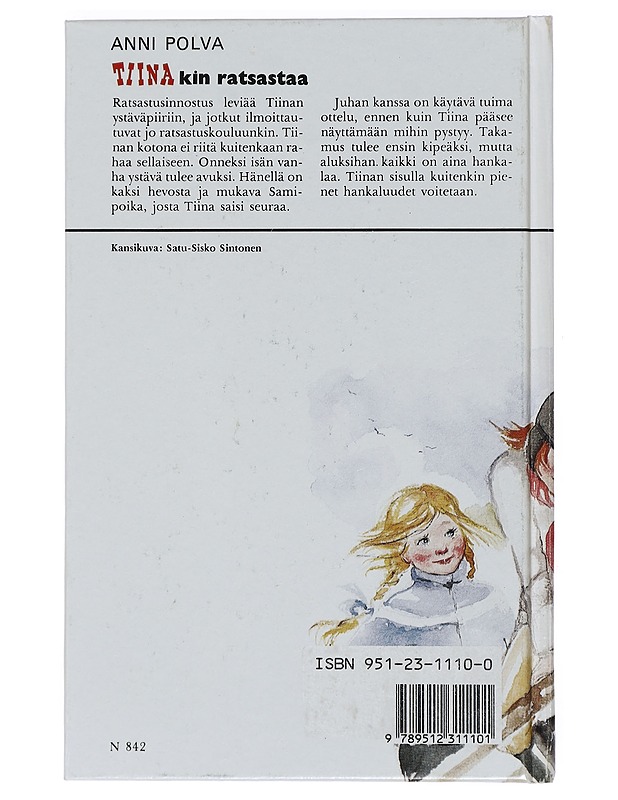 Tiinakin ratsastaa - Anni Polva - Lastenkirjat - 10105432003 - 1
