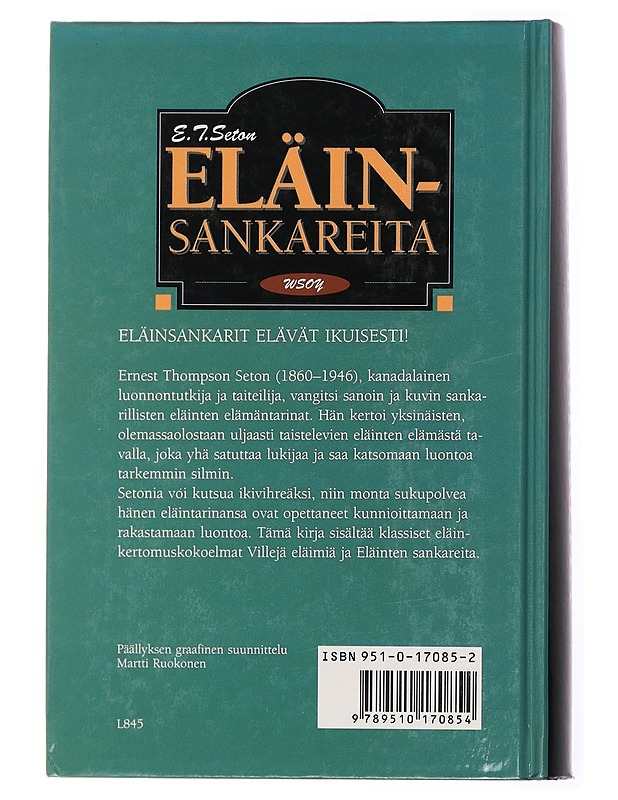 Eläinsankareita - E. T. Seton - Romaanit ja novellit - 10105432015 - 1