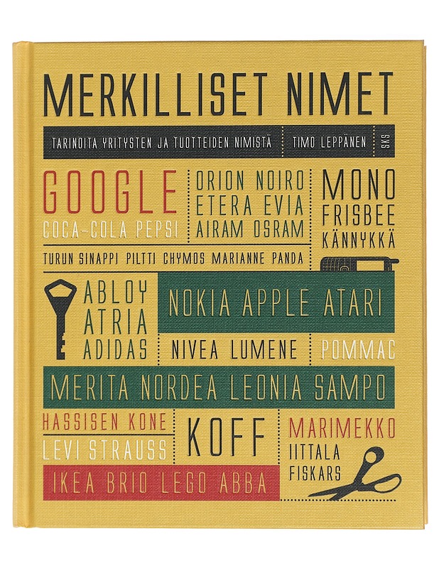 Merkilliset nimet : tarinoita yritysten ja tuotteiden nimistä - Timo Leppänen - Historiakirjat - 10105432094 - 0