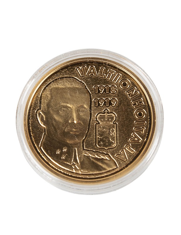 Valtionhoitaja 1918-1919 vuosimitali - Koriste-esineet - 10105432105 - 0