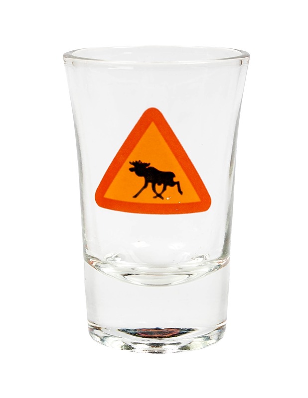 Shottilasi hirvivaaramerkillä, 4 kpl - Lasit - 10105432133 - 1