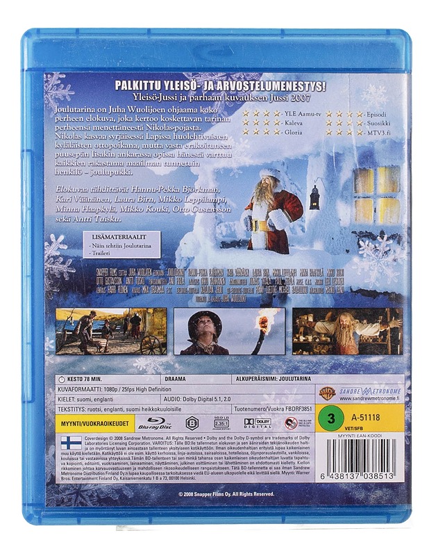 Joulutarina - Blu-Ray - Joulutuotteet - 10105432221 - 1