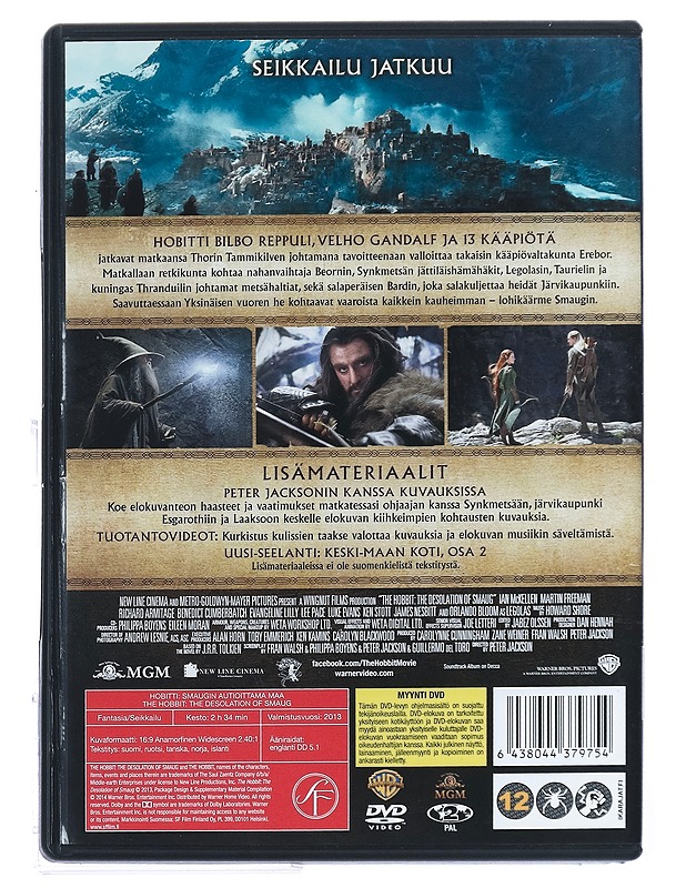 Hobitti: Smaugin autioittama maa - DVD - DVD-elokuvat - 10105432227 - 1