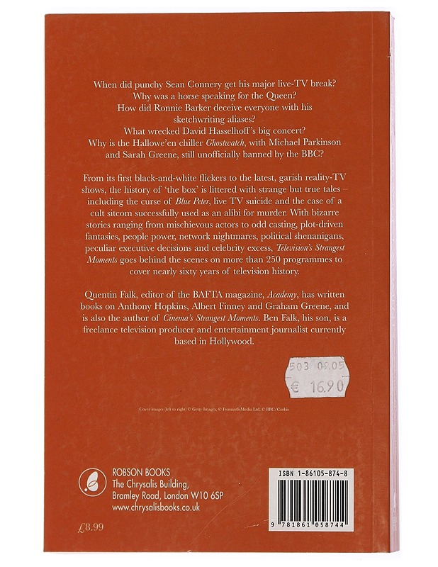 Television's Strangest Moments - Quentin Falk - Tietokirjat ja oppaat - 10105432279 - 1