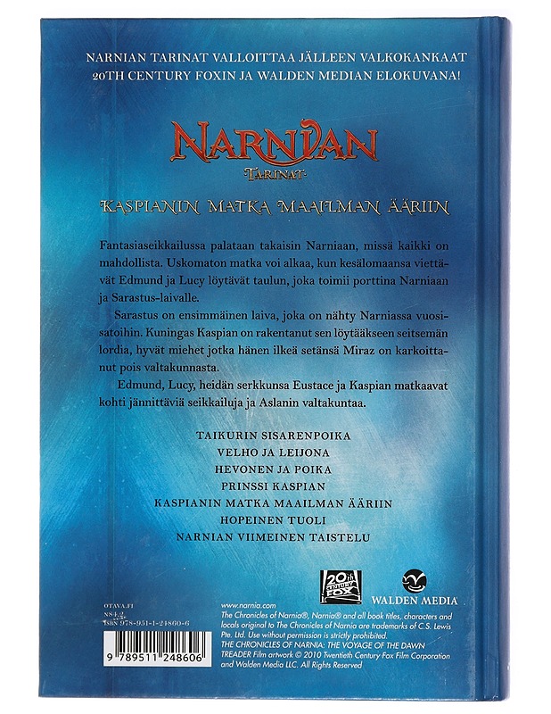 Kaspianin matka maailman ääriin - Lewis, C. S. - Fantasia- ja scifi - 10105432292 - 1