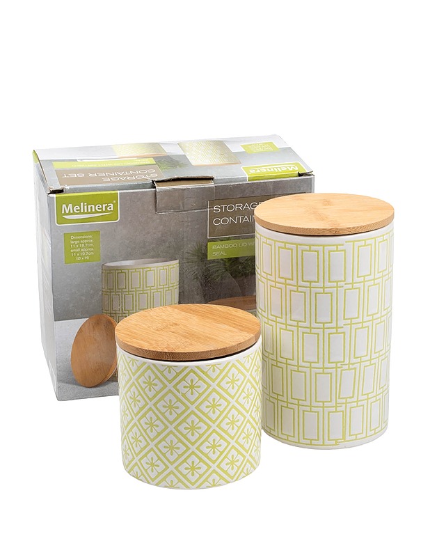 MELINERA säilytyspurkki 2 kpl - Säilytysastiat - 10105432282 - 0