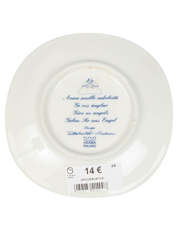 ARABIA Anna meille enkeleitä - seinälautanen - Designsuosikit - 10105432289 - 1