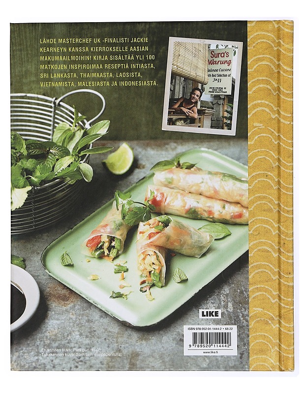 Vegaanin katuruokaa : ruokareissuja Intiasta Indonesiaan - Kearney, Jackie - Ruokakirjat - 10105432343 - 1