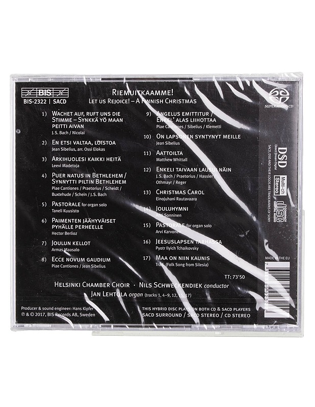 Helsinki Chamber Choir : Riemuitkaamme! - CD - Joulutuotteet - 10105432380 - 1