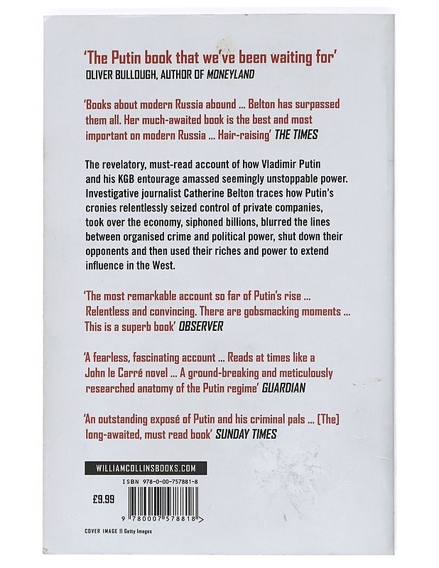 Putin's people : how the KGB took back Russia and then took on the west - Catherine Belton - Historiakirjat - 10105432426 - 1