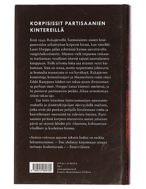 Rukajärven korpisissit - Esa Sirén - Romaanit ja novellit - 10105432460 - 1