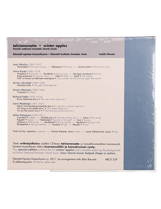 Talviomenoita - CD - Joulutuotteet - 10105432557 - 1