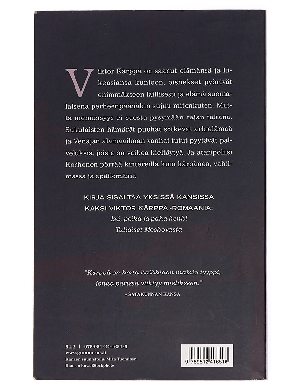 Isä, poika ja paha henki ; Tuliaiset Moskovasta - Matti Rönkä - Jännitys ja dekkarit - 10105432637 - 1