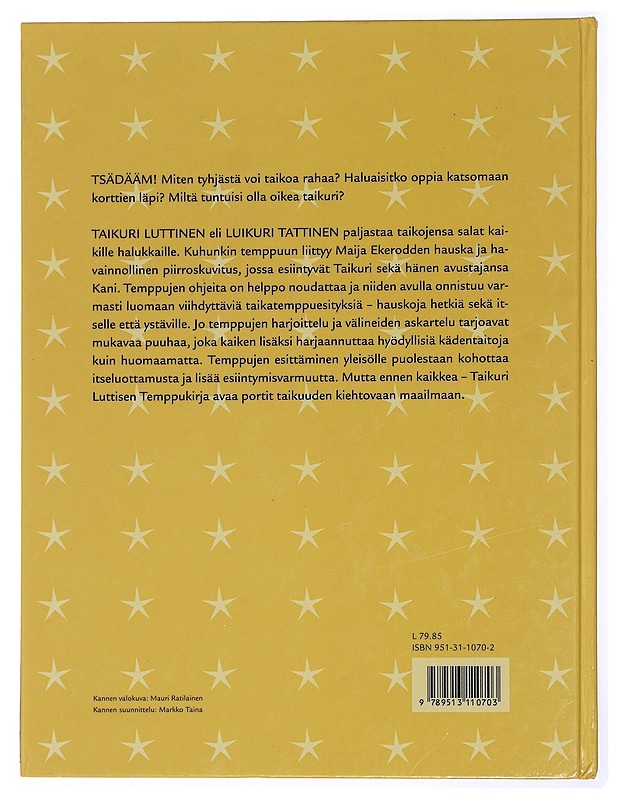 TAIKURI LUTTINEN : TEMPPUKIRJA - TEMPPUKIRAJA - Tietokirjat ja oppaat - 10105432643 - 1