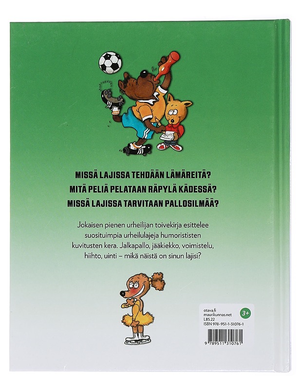 Pieni urheilukirja - Mauri Kunnas - Lastenkirjat - 10105432679 - 1