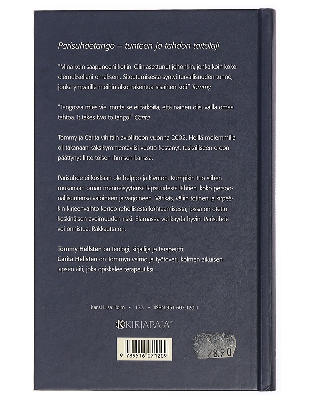Lähelle on pitkä matka / avoimia kirjeitä parisuhteesta - Hellsten, Tommy - Elämäkerrat ja muistelmat - 10105432703 - 1