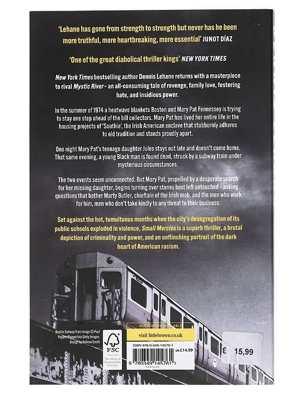 Small Mercies - Lehane, Dennis - Jännitys ja dekkarit - 10105432730 - 1