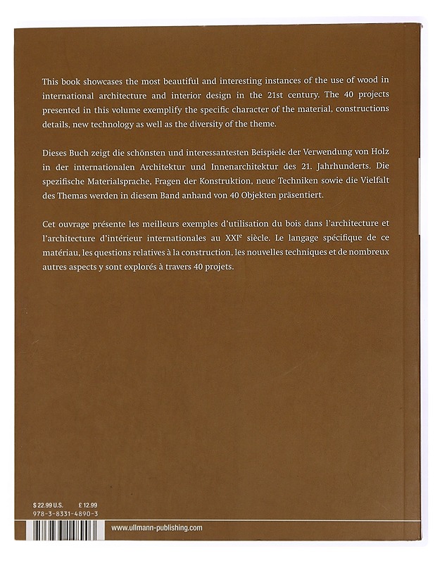 Wood : holz | bois - Barbara Linz - Tietokirjat ja oppaat - 10105432742 - 1