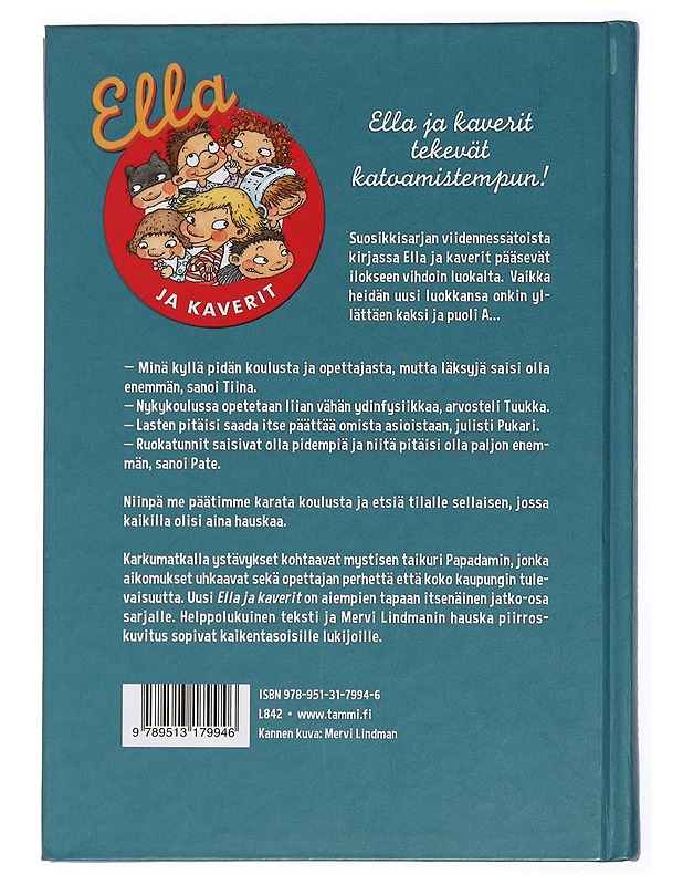 Ella ja kaverit karkaavat koulusta - Parvela, Timo - Lastenkirjat - 10105432795 - 1