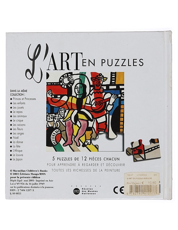 L'ART EN PUZZLES MUSIQUE - Fernand Léger - Lastenkirjat - 10105432815 - 1
