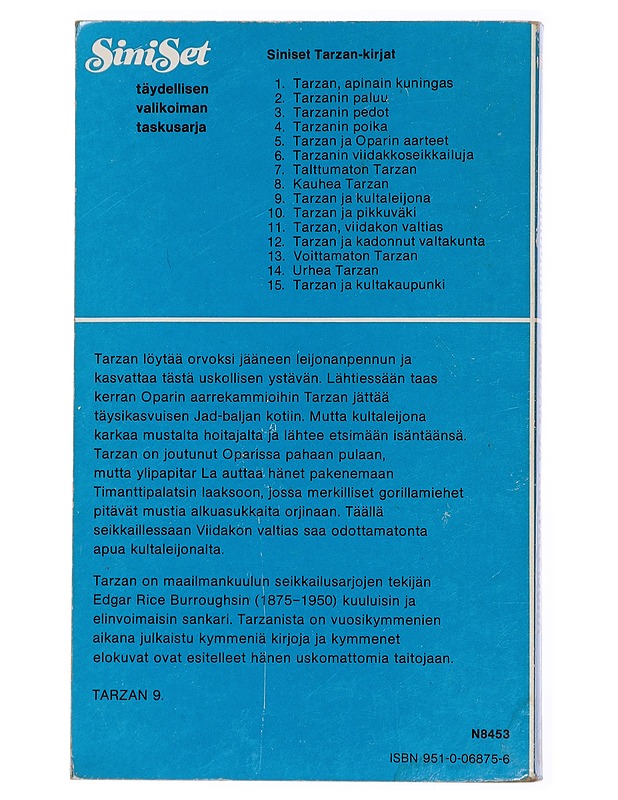 Tarzan ja kultaleijona - Burroughs, Edgar Rice - Nuorten kirjat - 10105432825 - 1